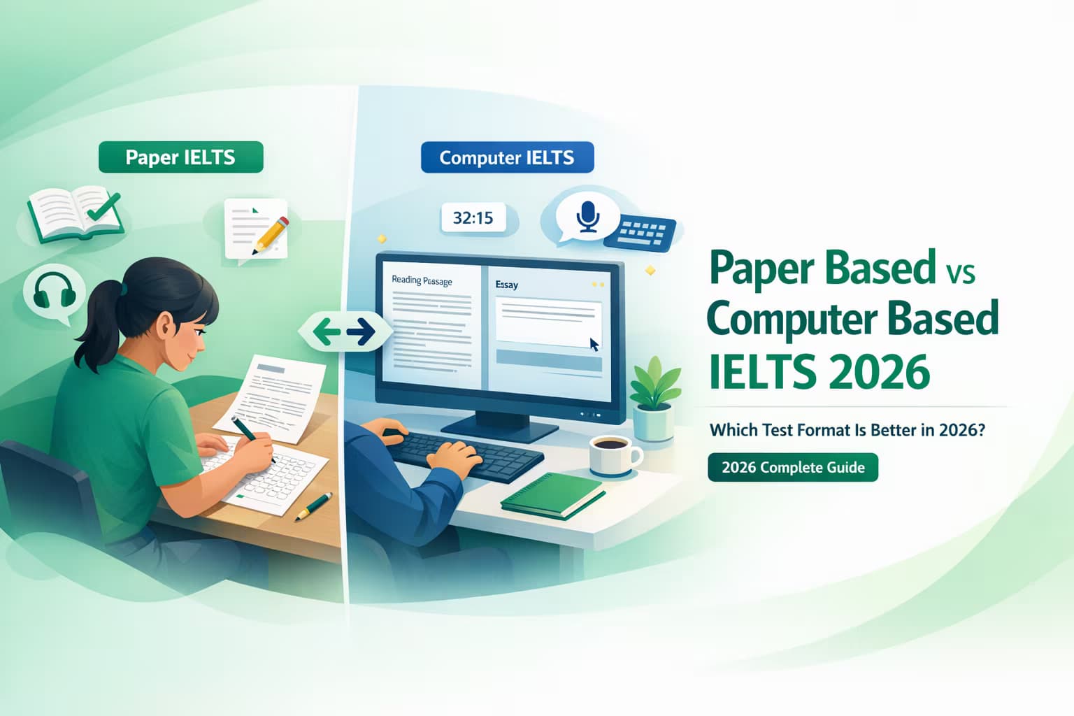 Paper-Based vs Computer-Based IELTS 2026 – Which Format Is Better?